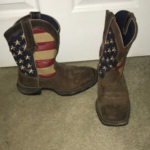 American flag cowgirl boots